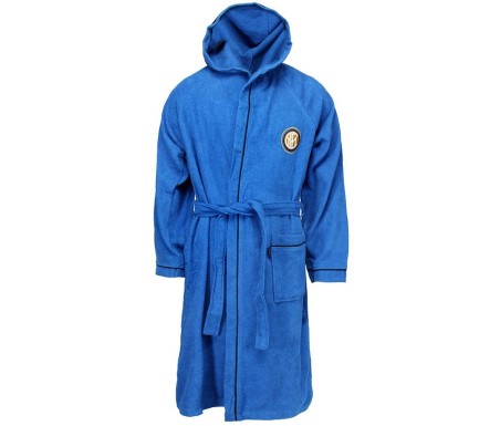 Casa Biancheria | Accappatoio con cappuccio Inter originale Figc accappatoio di spugna
