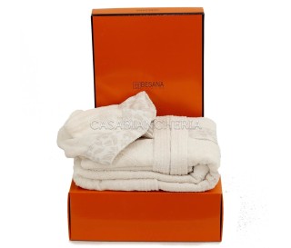 Casabiancheria.it | Accappatoio di spugna Besana Caleffi Decor con cappuccio accappatoio Caleffi in cotone amazon accappatoio di 2