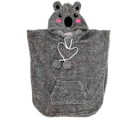 Casa Biancheria | Mantella poncho di pile in microfibra Happidea Malmo mantelle in pile