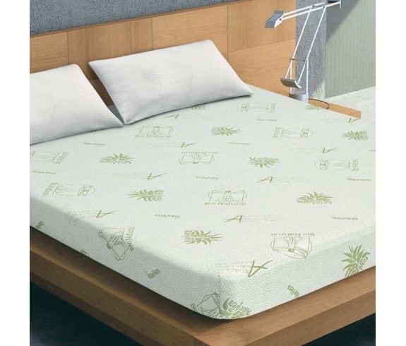 Casa Biancheria | Coprimaterasso Antiacaro con Aloe Vera salva materasso antiacaro