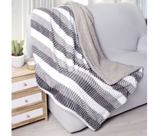 Casabiancheria.it | Plaid e coperta di pile agnellato Traverso plaid in pile amazon