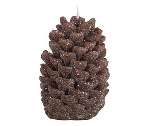 Casa Biancheria | Candela natalizia Pigna candele decorative