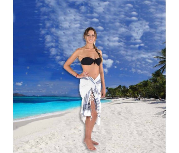 Casabiancheria.it | Telo mare pareo fouta Itaca in lino telo mare antisabbia amazon