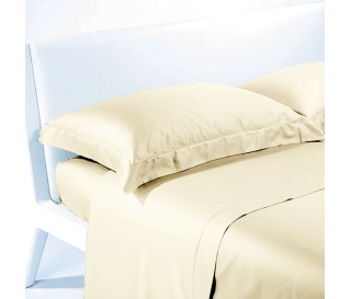 Completo lenzuola matrimoniale Vivienne in raso di cotone 2