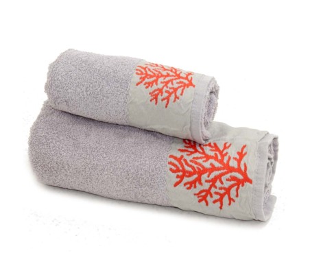 Casabiancheria.it | Coppia asciugamani viso e ospite di spugna Coral asciugamani spugna amazon asciugamani di spugna morbidi
