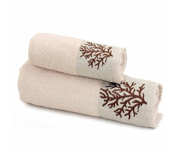 Casabiancheria.it | Coppia asciugamani viso e ospite di spugna Coral asciugamani spugna amazon asciugamani di spugna morbidi