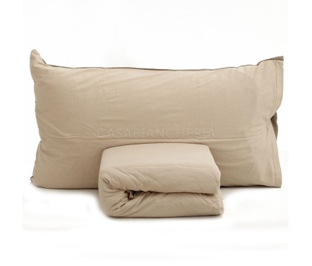 Casabiancheria.it | Completo copripiumino matrimoniale Logan in jersey di cotone copripiumini in jersey di cotone