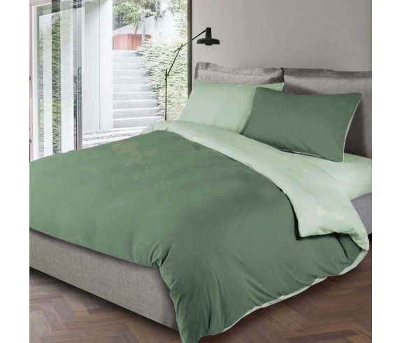 Casabiancheria.it | Completo copripiumino matrimoniale Logan in jersey di cotone copripiumini in jersey di cotone