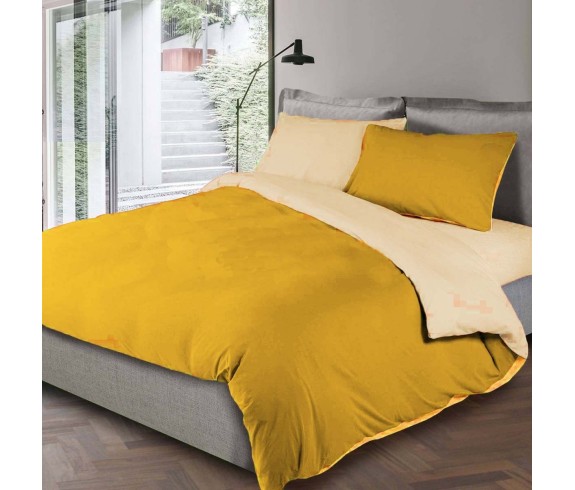 Casabiancheria.it | Completo copripiumino matrimoniale Logan in jersey di cotone copripiumini in jersey di cotone