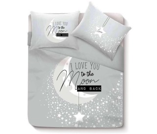 Casabiancheria.it | Parure copripiumino matrimoniale Moon copripiumini di cotone amazon copripiumino matrimoniale