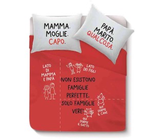 Casabiancheria.it | Parure copripiumino matrimoniale Famiglia copripiumini di cotone amazon copripiumino matrimoniale