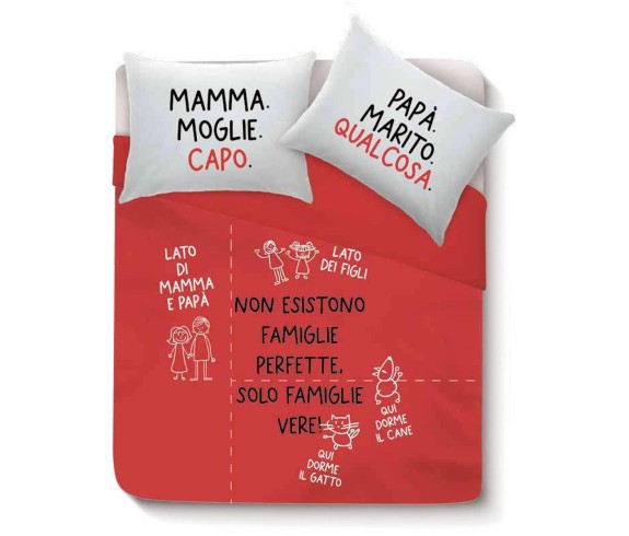 Casabiancheria.it | Parure copripiumino matrimoniale Famiglia copripiumini di cotone amazon copripiumino matrimoniale