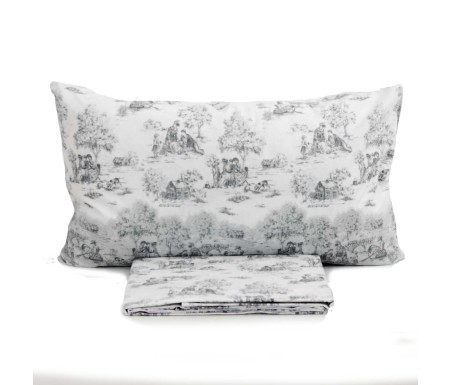 Casabiancheria.it | Parure copripiumino matrimoniale Toile de Jolie in cotone copripiumino di cotone amazon copripiumini matrimo