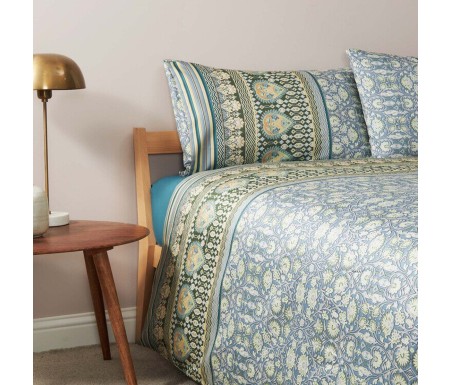 Bassetti Casabiancheria.it | Completo copripiumino matrimoniale Granfoulard Bassetti Mira in raso di cotone copripiumino granfou