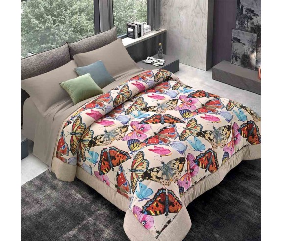 Casabiancheria.it | Trapunta matrimoniale GF Ferrari Magnifica Butterfly in raso di microfibra trapunte gianfranco ferrari amazo