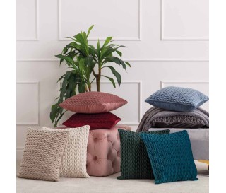 Casabiancheria.it | Cuscino arredo Intreccio in velluto con imbottitura cuscini decorativi in velluto amazon cuscino arredo