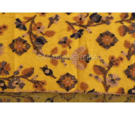 Casabiancheria.it | Plaid di lana cotta Flowers plaid in lana ricamati amazon plaid per divano letto