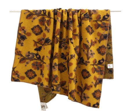 Casabiancheria.it | Plaid di lana cotta Flowers plaid in lana ricamati amazon plaid per divano letto