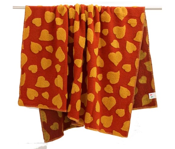 Casabiancheria.it | Plaid di lana cotta Love plaid in lana ricamati amazon plaid per divano, plaid letto
