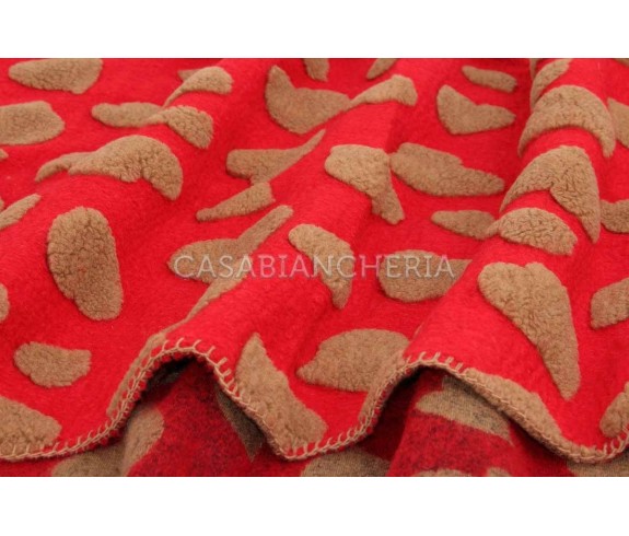 Casabiancheria.it | Plaid di lana cotta Love plaid in lana ricamati amazon plaid per divano, plaid letto