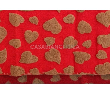 Casabiancheria.it | Plaid di lana cotta Love plaid in lana ricamati amazon plaid per divano, plaid letto
