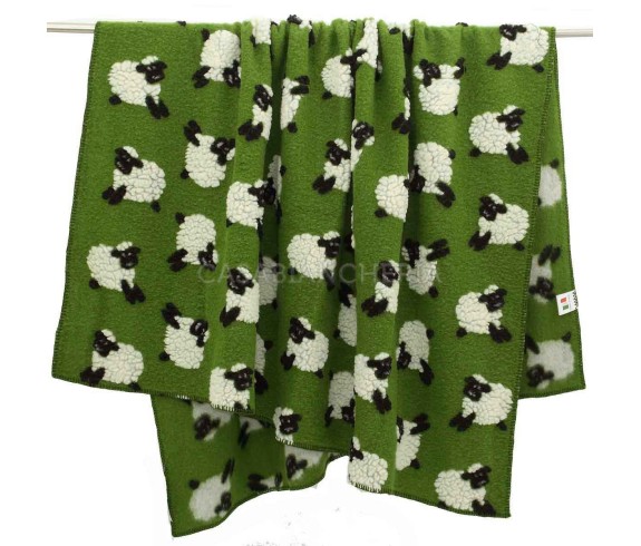 Casabiancheria.it | Plaid di lana cotta Pecorella plaid in lana cotta tirolesi