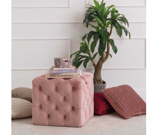 Casabiancheria.it | Pouf Poppi in velluto pouf arredo amazon sgabello pouf velluto capitonnè 