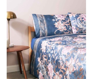 Bassetti Casabiancheria.it | Completo copripiumino matrimoniale Granfoulard Bassetti Verona in raso di cotone copripiumino granf