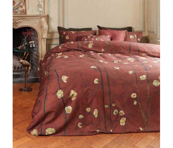 Casabiancheria.it | Parure copripiumino matrimoniale Bedding House Van Gogh Plum Blossom in raso di cotone copripiumini di raso 