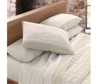 Casabiancheria.it | Completo lenzuola in flanella di caldo cotone Belen singolo o 1 piazza e mezza lenzuola in flanella amazon l 2