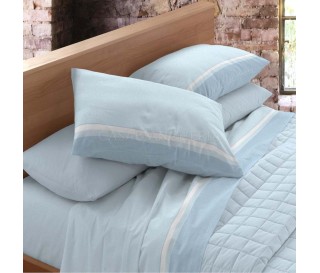 Casabiancheria.it | Completo lenzuola in flanella di caldo cotone Belen singolo o 1 piazza e mezza lenzuola in flanella amazon l