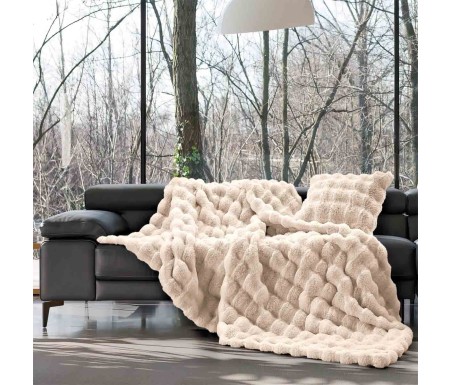 Casabiancheria.it | Coperta di eco pelliccia GF Ferrari Kira coperta in pelliccia ecologica coperta in pelliccia sintetica