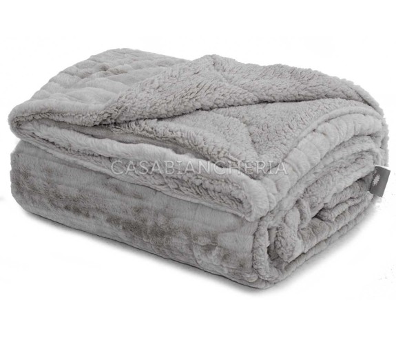 Casabiancheria.it | Coperta di eco pelliccia GF Ferrari Visone coperta in pelliccia ecologica coperta in pelliccia sintetica