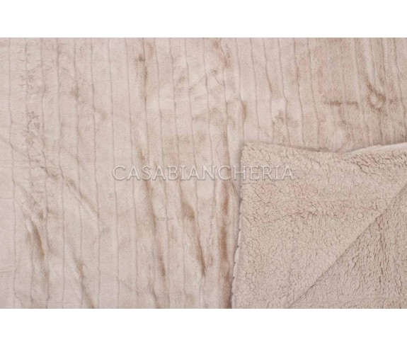 Casabiancheria.it | Coperta di eco pelliccia GF Ferrari Visone coperta in pelliccia ecologica coperta in pelliccia sintetica