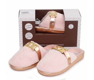 Casabiancheria.it | Pantofole donna in peluche Gold con antiscivolo Ciabatte Pelose Pantofole Pelliccia Comode Morbido Antiscivo
