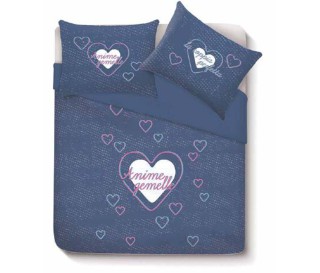 Casabiancheria.it | Parure copripiumino matrimoniale Anima Gemella copripiumini di cotone amazon copripiumino matrimoniale con c