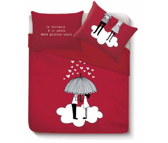 Casabiancheria.it | Parure copripiumino matrimoniale Ombrello copripiumini di cotone amazon copripiumino matrimoniale con cani