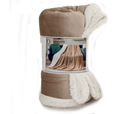 Casabiancheria.it | Plaid e coperta di pile agnellato Tinta Unita plaid in pile amazon plaid caldi per letto e divano