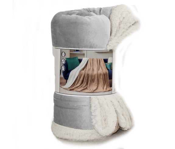 Casabiancheria.it | Plaid e coperta di pile agnellato Tinta Unita plaid in pile amazon plaid caldi per letto e divano