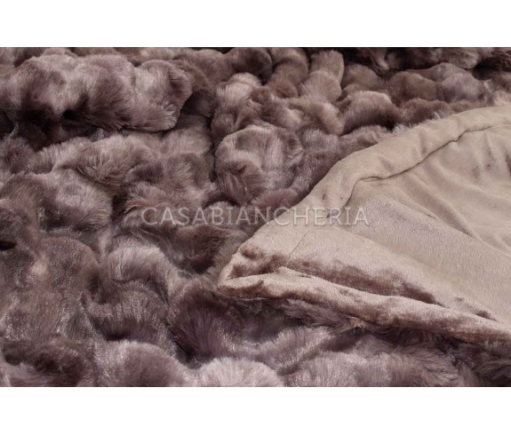 Casabiancheria.it | Coperta di eco pelliccia Daunex Animalier Fur 250x200 cm coperta in pelliccia ecologica coperta in pelliccia