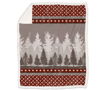 Casabiancheria.it | Plaid di pile agnellato Daunex Morbidotto Foresta 130x160 plaid in pile agnellato amazon plaid regalo
