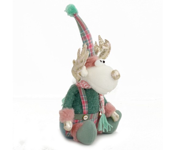 Casabiancheria.it | Pupazzo natalizio Renna Seduta 40 cm decorazioni di Natale amazon ornamento natalizio