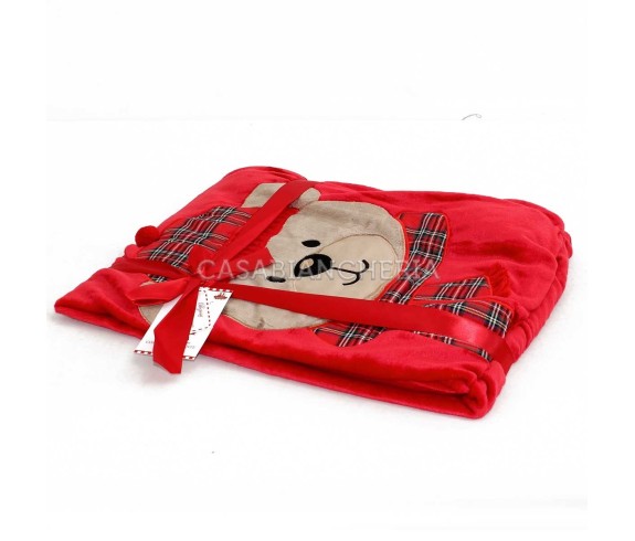 Casabiancheria.it | Plaid di pile natalizio Teddy Bear plaid di Natale amazon plaid per bambini