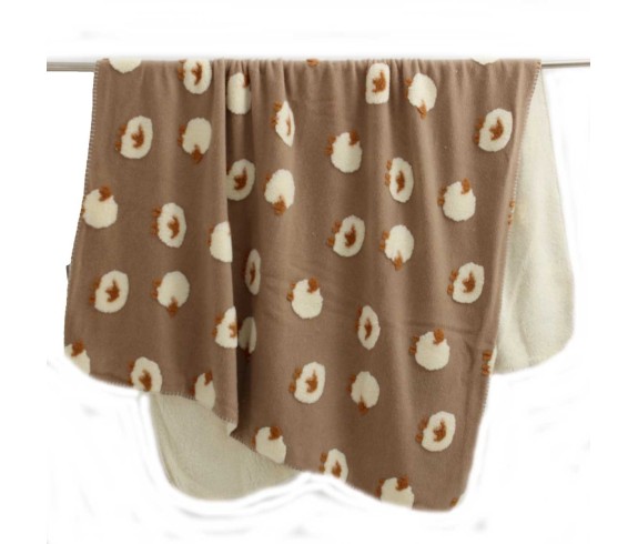 Casabiancheria.it | Plaid di pile agnellato Shetland 130x160 cm plaid con agnellino amazon plaid per divano