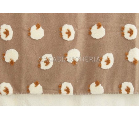 Casabiancheria.it | Plaid di pile agnellato Shetland 130x160 cm plaid con agnellino amazon plaid per divano