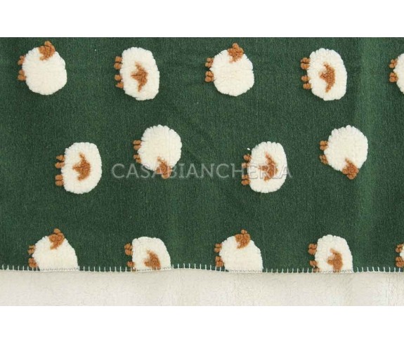 Casabiancheria.it | Plaid di pile agnellato Shetland 130x160 cm plaid con agnellino amazon plaid per divano