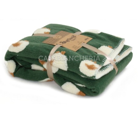 Casabiancheria.it | Plaid di pile agnellato Shetland 130x160 cm plaid con agnellino amazon plaid per divano