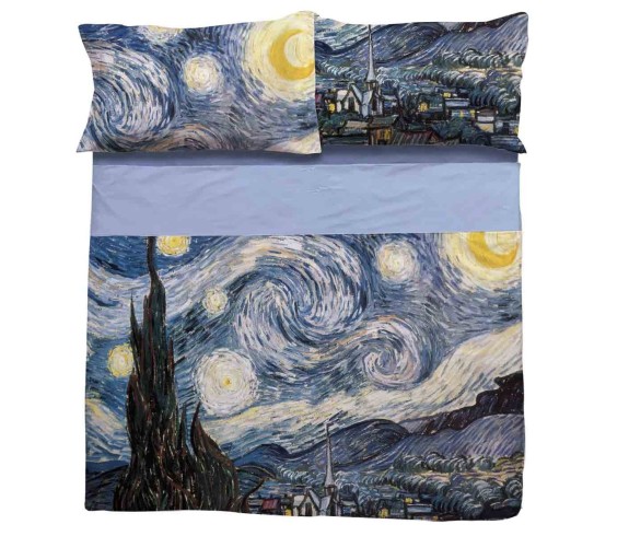 Casabiancheria.it | Parure copripiumino novia matrimoniale La Notte in cotone copripiumino di cotone amazon copripiumini paesagg