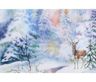 Casabiancheria.it | Parure copripiumino matrimoniale natalizio Snow a stampa digitale copripiumini di cotone amazon set copripiu 2