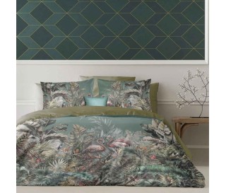 Casabiancheria.it | Parure copripiumino matrimoniale Tropic a stampa digitale copripiumini di cotone amazon set copripiumone